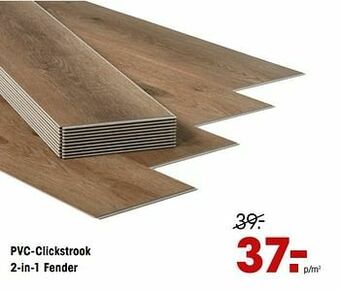 Kwantum Pvc-clickstrook 2-in-1 fender aanbieding