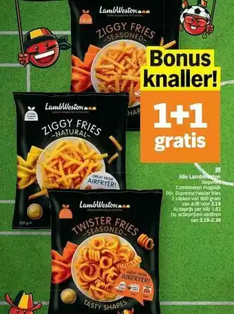 Supreme twister fries