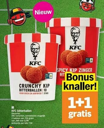 Albert Heijn Kfc bitterballen aanbieding