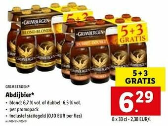 Lidl Abdijbier aanbieding