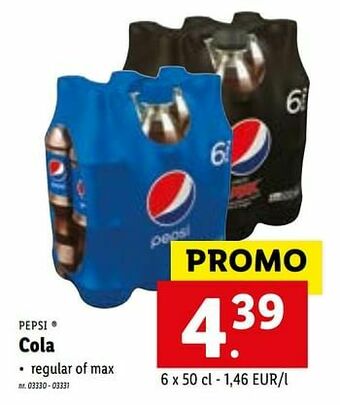 Lidl Cola aanbieding