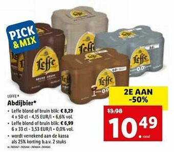 Lidl Abdijbier aanbieding