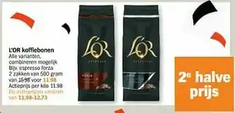L`or koffiebonen espresso forza