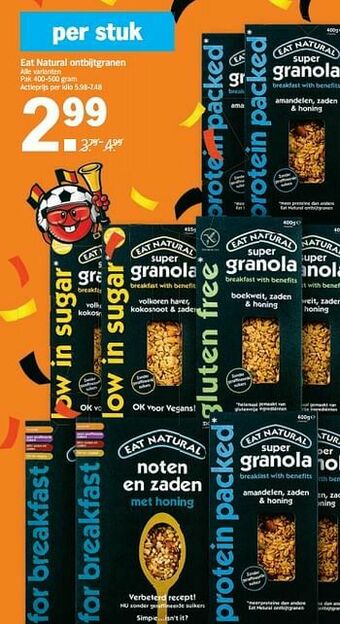 Eat natural ontbijtgranen