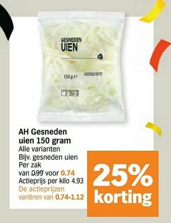 Gesneden uien