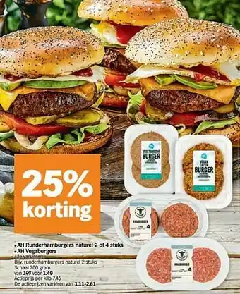 Runderhamburgers naturel