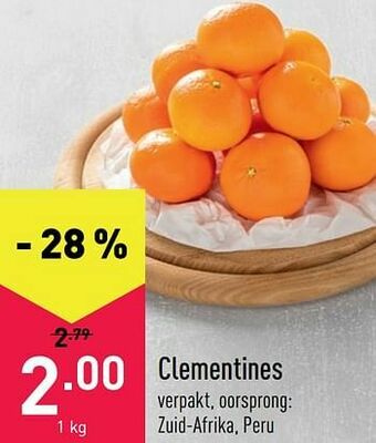 ALDI Clementines aanbieding