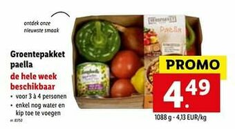 Groentepakket paella