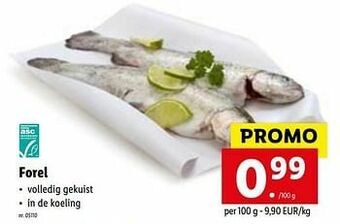 Lidl Forel aanbieding