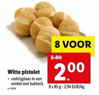 Lidl Witte pistolet aanbieding