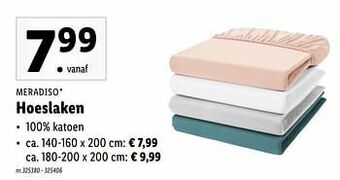 Lidl Hoeslaken aanbieding