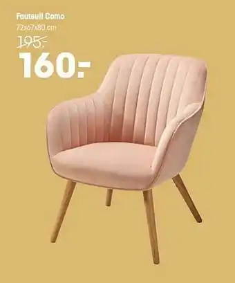 Kwantum Fauteuil como aanbieding