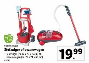 Lidl Stofzuiger of bezemwagen aanbieding