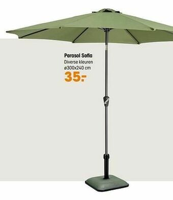 Kwantum Parasol sofia aanbieding