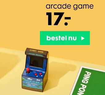 HEMA Arcade game aanbieding