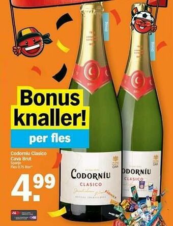 Albert Heijn Codorníu clasico cava brut spanje aanbieding