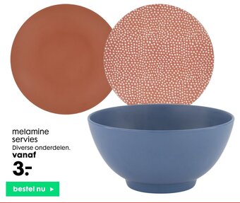 HEMA Melamine Servies aanbieding