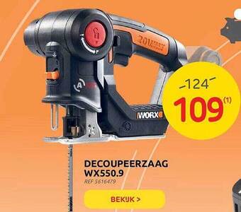Brico Decoupeerzaag Wx550.9 aanbieding