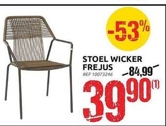 Brico Stoel Wicker Frejus aanbieding