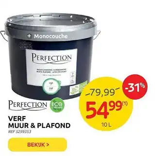 Brico Perfection Verf Muur & Plafond aanbieding