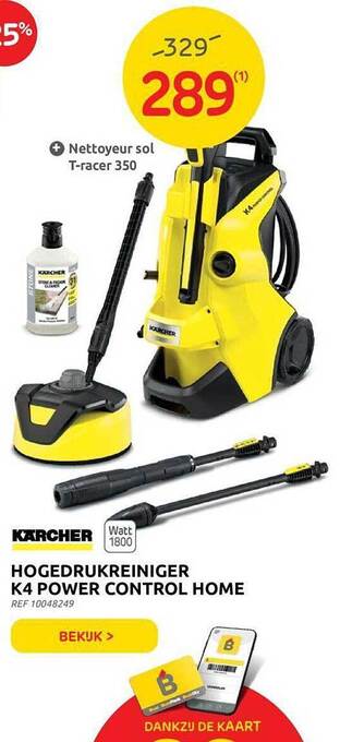 Brico Kärcher Hogedrukreiniger K4 Power Control Home aanbieding