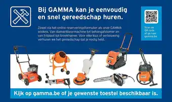Gamma Kan Je Eenvoudig En Snel Gereedschap Huren