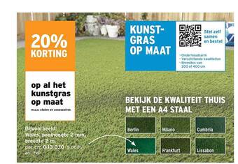 GAMMA Kunstgras Op Maat aanbieding
