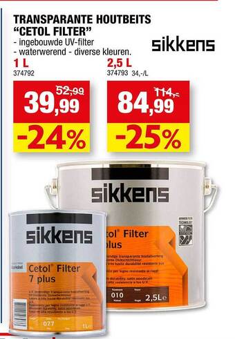 Hubo Transparante Houtbeits aanbieding