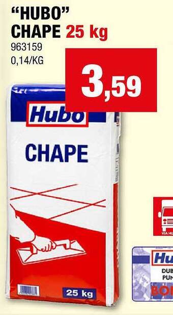 Hubo "hubo" Chape Aanbieding bij Hubo aanbieding