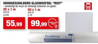 Hubo Voorgeschilderd Glasweefsel aanbieding