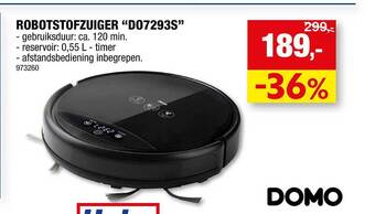 Hubo Domo Robotstofzuiger aanbieding