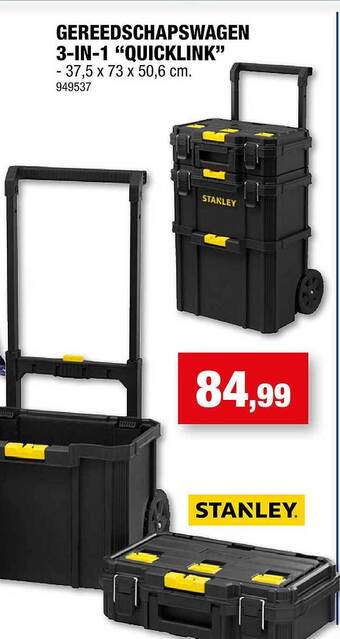 Hubo Gereedschapswagen 3-in-1 aanbieding