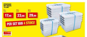 Hubo Opbergbox Met Deksel aanbieding