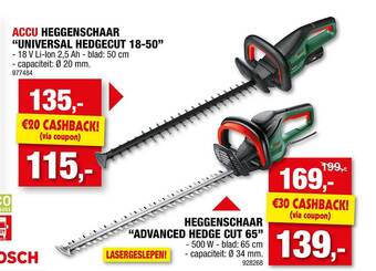 Hubo Accu Heggenschaar aanbieding