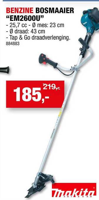 Hubo Benzine Bosmaaier aanbieding