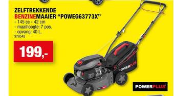 Hubo Zelftrekkende Benzine Maaier aanbieding