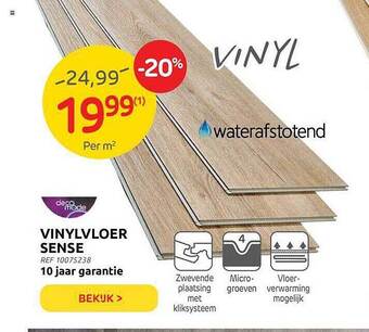 Brico Deco Mode Vinylvloer Sense aanbieding