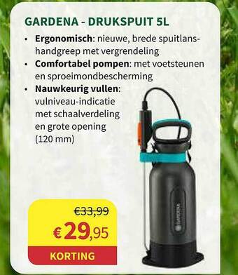 Horta Gardena - Drukspuit aanbieding