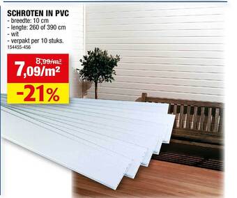 Hubo Schroten In Pvc aanbieding
