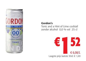 Colruyt Gordon's aanbieding