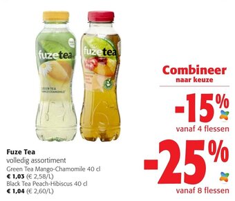 Colruyt Fuze Tea aanbieding