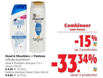 Colruyt Head & Shoulders of Pantene aanbieding
