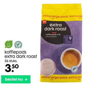 Koffiepads extra dark roast