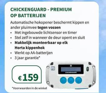 Horta Chickenguard - Premium Op Batterijen aanbieding