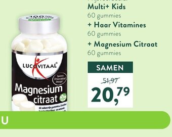 Holland & Barrett Magnesium Citraat 60 gummies aanbieding
