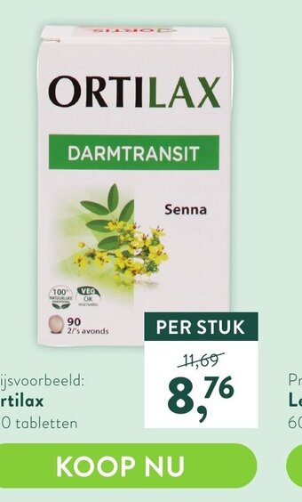 Holland & Barrett Ortilax 100 tabletten aanbieding