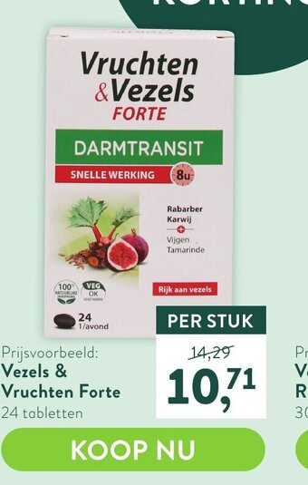 Holland & Barrett Vezels & Vruchten Forte 24 tabletten aanbieding