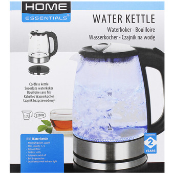 Action Home Essentials glazen waterkoker aanbieding