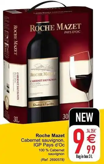 Roche mazet cabernet sauvignon, igp pays d`oc