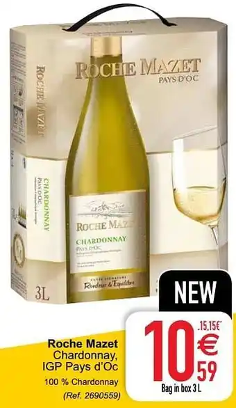 Cora Roche mazet chardonnay, igp pays d`oc aanbieding